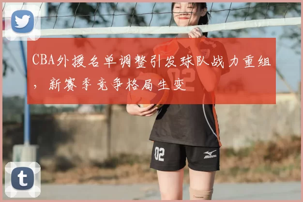 CBA外援名单调整引发球队战力重组，新赛季竞争格局生变