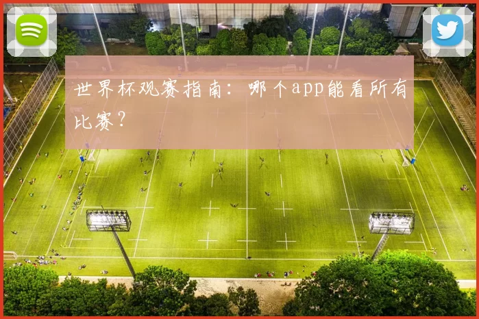 世界杯观赛指南:哪个app能看所有比赛?