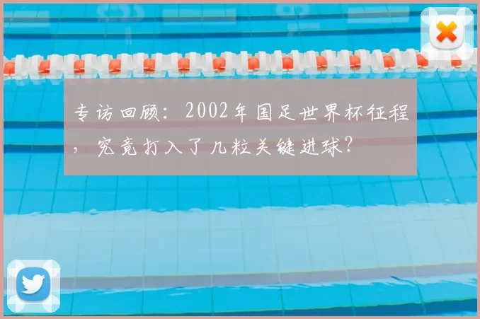 专访回顾:2002年国足世界杯征程,究竟打入了几粒关键进球?