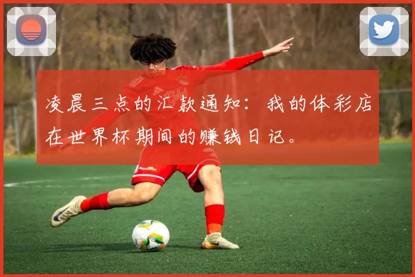 凌晨三点的汇款通知：我的体彩店在世界杯期间的赚钱日记。